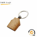 Keychain en bois promotionnel écologique de vente chaude